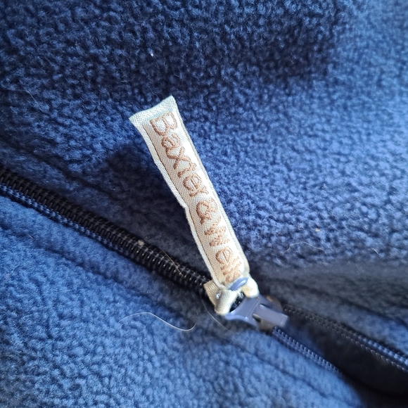 Baxter and Wells sweater sweatshirt blue fleece mens size large EUC - Picture 6 of 9